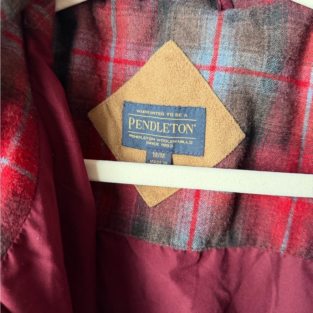 Pendleton Deep Red Teddy Jacket - Picture 2 of 5